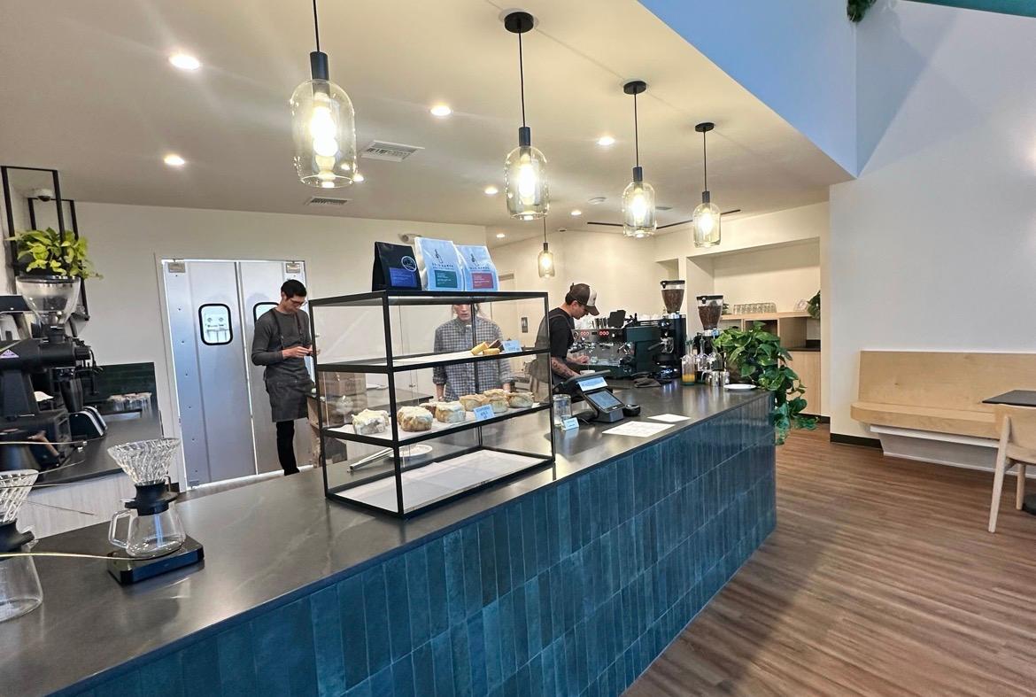 Perch Coffee counter.