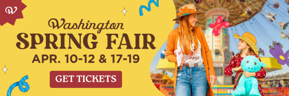 Display ad for Washington Spring Fair April 10 - 12