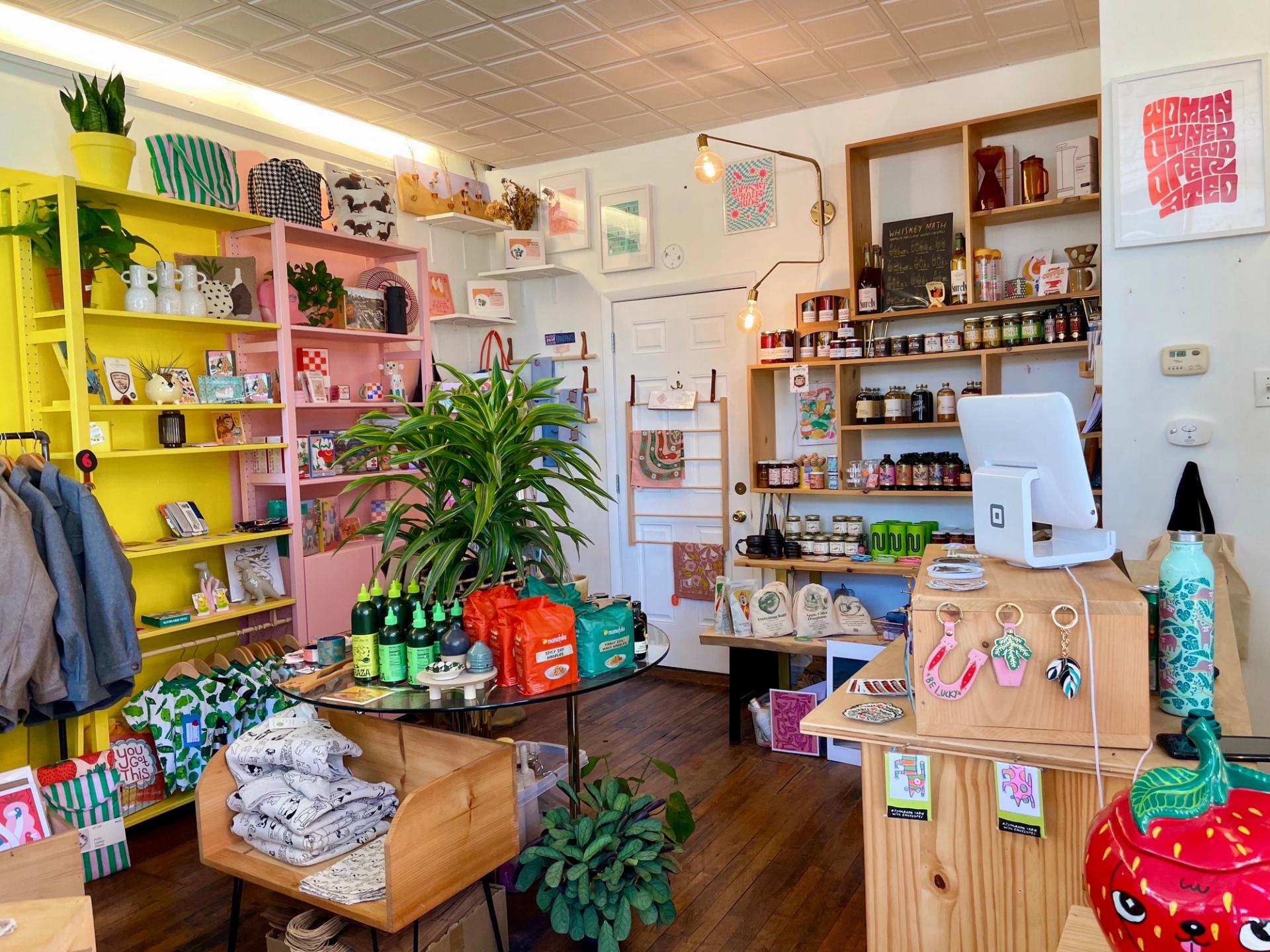 colorful items displayed at WorkshopPGH