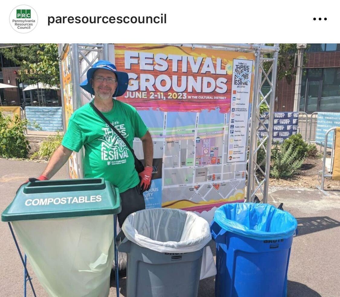 PRC’s green team at the Arts Festival.