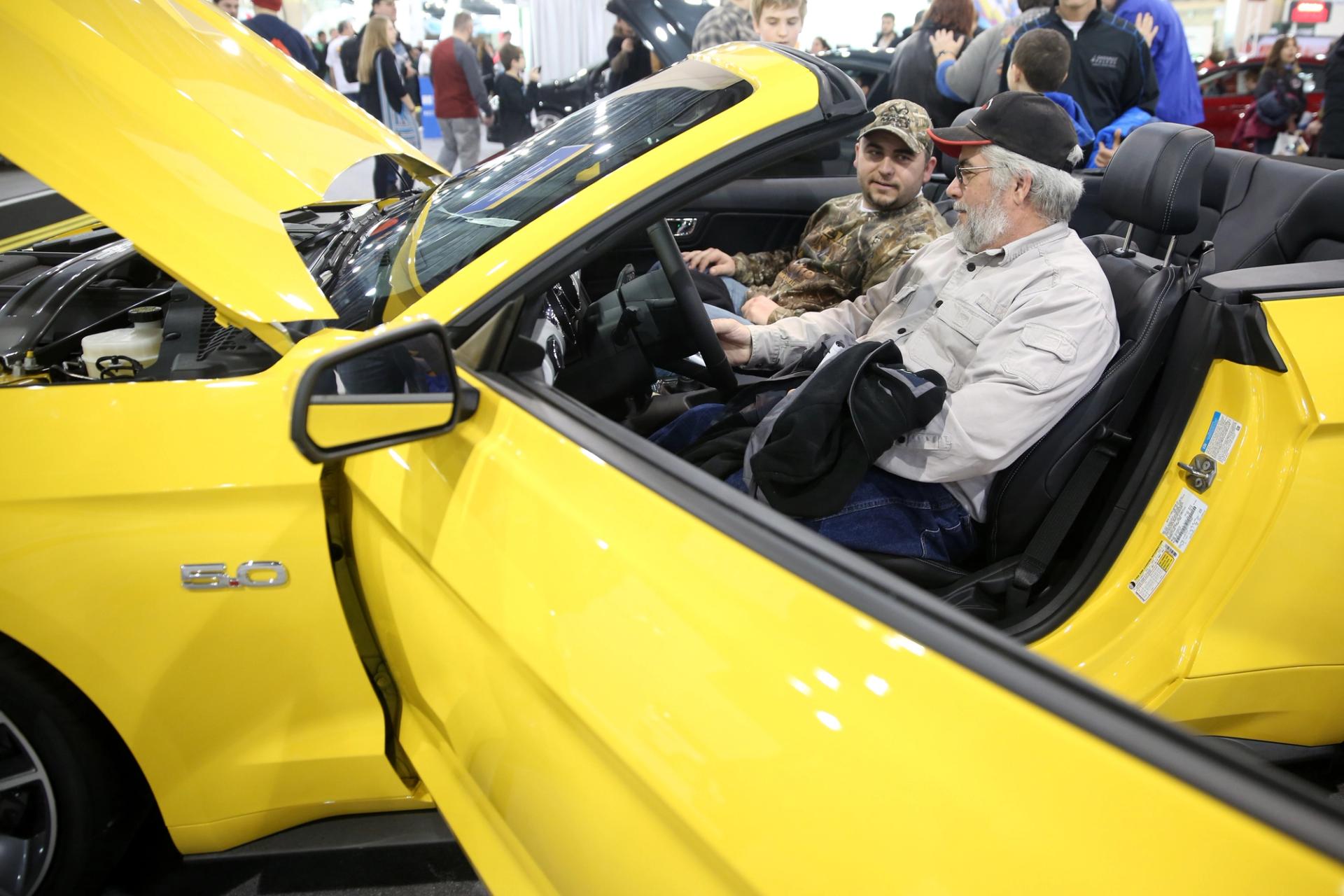 You can sit inside — and even test drive — some of the cars at the Philadelphia Auto Show. (Photo By Natalie Kolb/MediaNews Group/Reading Eagle via Getty Images)