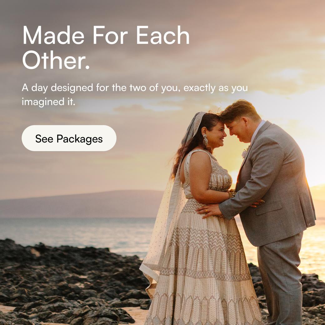Display ad for Simply Eloped: A day desinged for the two of you exactly as you imagined it. 