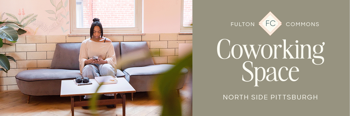 Display ad for Fulton Commons, a coworking space on the North Side of Pittsburgh. 