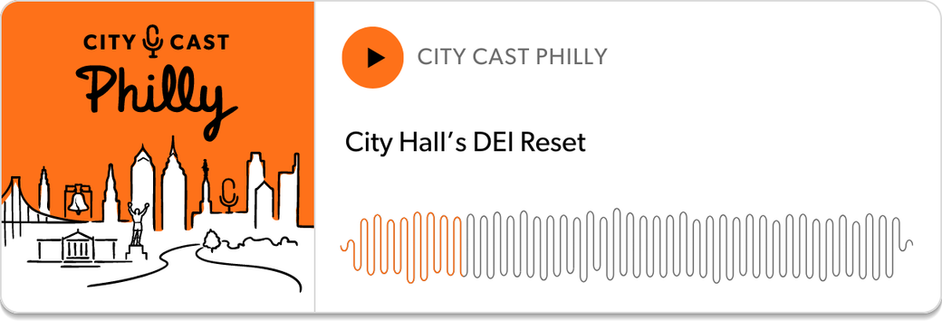 Podcast player: "City Hall’s DEI Reset"