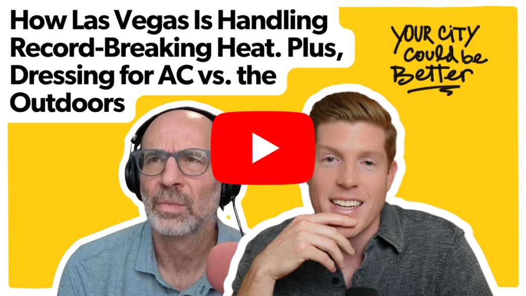 YouTube thumbnail showing David and Jesse thinking, with show title and logo on top