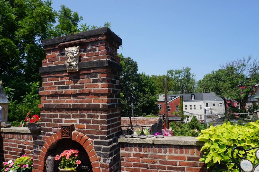 fireplace on a rooftop in Manchester