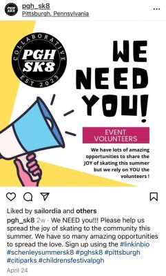 Volunteer With PGH SK8 Collaborative image