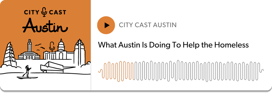 An image of a podcast player