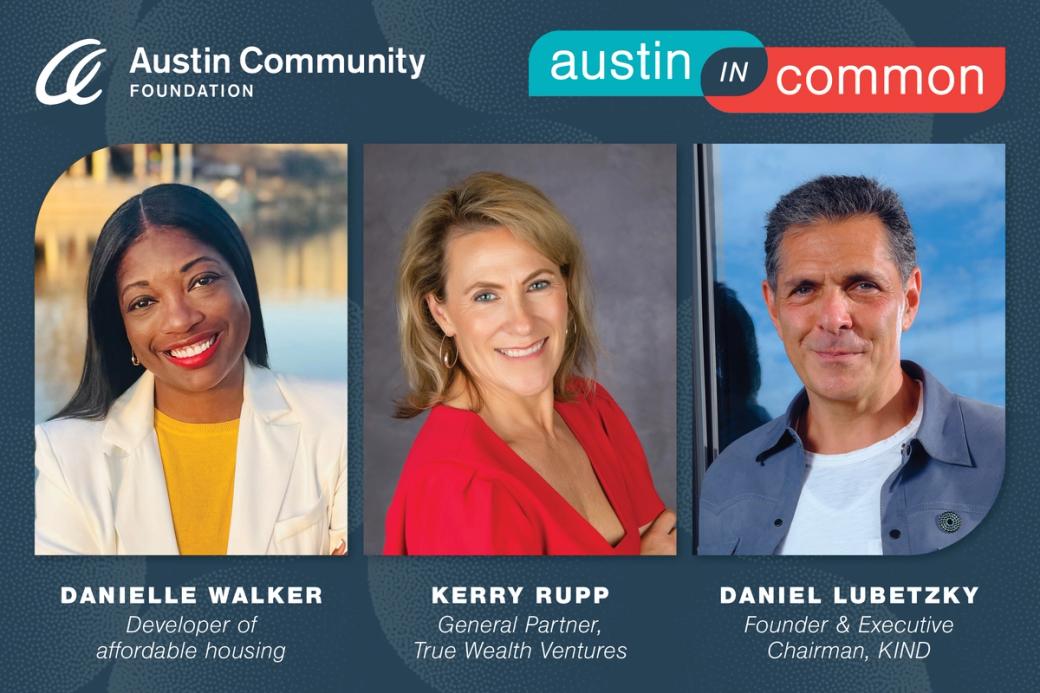 Display ad for Austin Community Foundation; Austin in Common
