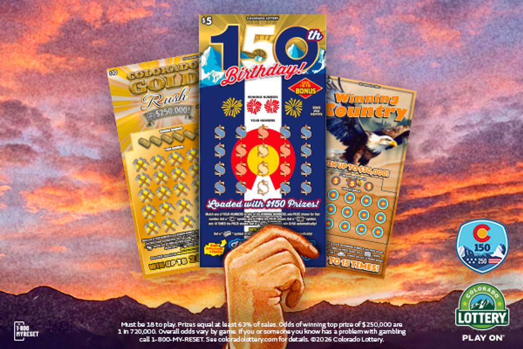Display ad for the Colorado Lottery