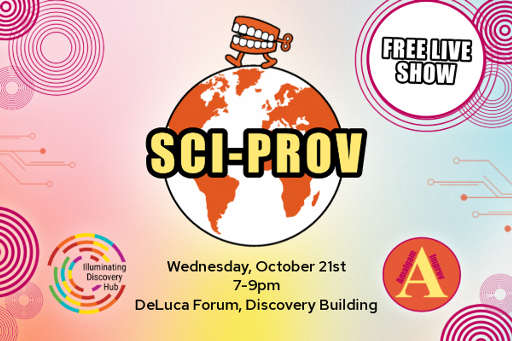 Display ad for Sci-Prov; October 21st, 7-9pm