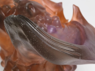 Marguerite Humeau, The Grape Transformation: the final merger where nourishment and identity collapse - when you’ve consumed so much sweetness in service to others that your body becomes an offering itself, ripening into what the colony needs., 2025.
