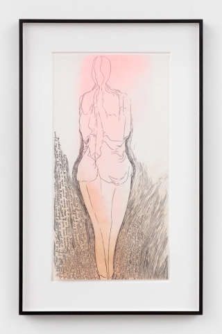Marguerite Humeau, Black Spirit, A female human of an unknown age has ingested a Tasmanian devil's brain, 2018.