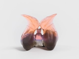 Marguerite Humeau, The Echolocation Maintainer: the one whose voice becomes the sonic thread holding the colony together in darkness, weaving connection from vibration - understanding that sometimes love is just making sure everyone can find their way back., 2025.