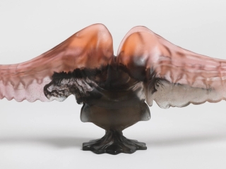 Marguerite Humeau, The Guardian of the Night Roost: the vigilant love that stays awake so others can sleep, the one who faces the cave mouth while the colony dreams - knowing that someone must always be the threshold between safety and danger., 2025.