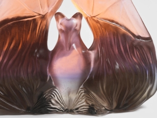 Marguerite Humeau, The Echolocation Maintainer: the one whose voice becomes the sonic thread holding the colony together in darkness, weaving connection from vibration - understanding that sometimes love is just making sure everyone can find their way back., 2025.