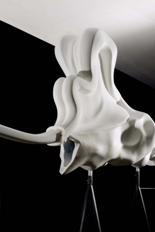 Marguerite Humeau, The Opera of Prehistoric Creatures – Mammoth Imperator, -4,5M years ago, 2011.