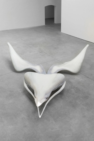 Marguerite Humeau, The Dead, A drifting, dying marine mammal, 2019.