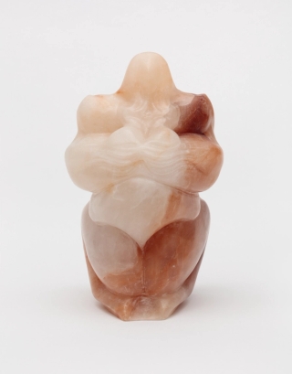 Marguerite Humeau, Venus of Kostenki, A 35-year-old female human has ingested a marmoset's brain, 2018.