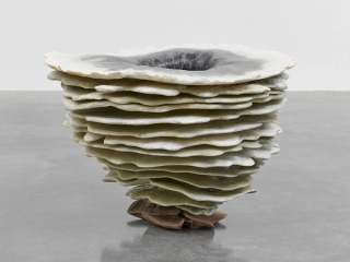 Marguerite Humeau, The Guardian of Termitomyces ('D'), 2023.