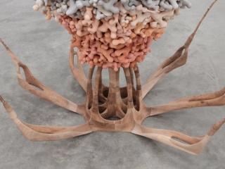 Marguerite Humeau, The Guardian of the Fungus Garden, 2023.