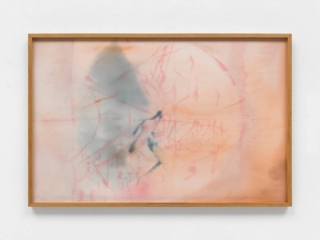 Marguerite Humeau, Ghost map II, I drew: the circle, ghosts of pivot irrigation systems and of their circular motions, wounds, 2022.
