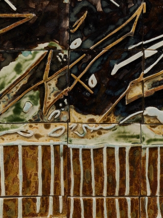 Marguerite Humeau, The History of Old Kent Road (Post-Kossowski) Fragments IXII, 2023.