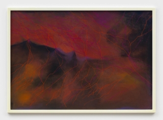 Marguerite Humeau, Orisons (past and future rainmaking songs and dances, thunderbirds flapping their wings, the ghosts of sandhill cranes who don’t come anymore), 2022.