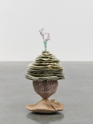 Marguerite Humeau, The Guardian of Termitomyces ('A'), 2023.