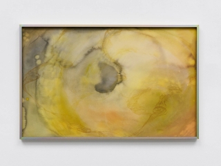 Marguerite Humeau, a circular piece of land as an access to the nets of spacetime I (the twist), 2024.
