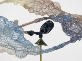 Marguerite Humeau, extraction pipes, 2024.