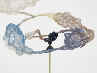 Marguerite Humeau, extraction pipes, 2024.