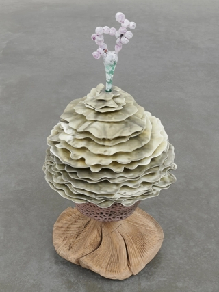 Marguerite Humeau, The Guardian of Termitomyces ('A'), 2023.