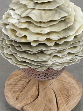 Marguerite Humeau, The Guardian of Termitomyces ('A'), 2023.