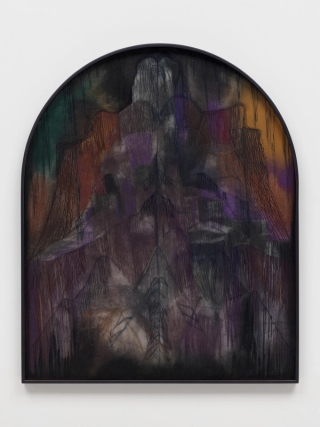 Marguerite Humeau, Coalescaria: the co-formed presence of paired stalagmites becoming monuments through a shared long weather, the recognition that identity and strength deepen when grown together in obscurity., 2025.