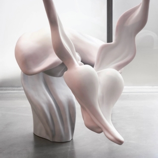 Marguerite Humeau, The Dancer V, A marine mammal invoking higher spirits, 2020.