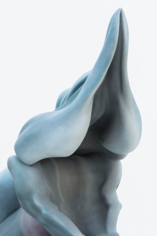Marguerite Humeau, The Prayer, A marine mammal invoking higher spirits, 2019.