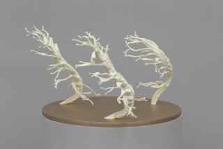 Marguerite Humeau, Dilata (I), The frustration to be stuck into one body, Dilata grows all the lives that you could have had. Inspired by the plant Mimosa Hostilis that triggers hallucinations and schizophrenia., 2022.