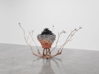 Marguerite Humeau, The Guardian of the Fungus Garden, 2023.