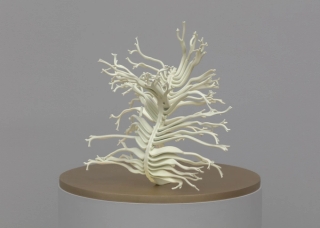 Marguerite Humeau, Dilata (II) The frustration to be stuck into one body, Dilata grows all the lives that you could have had. Inspired by the plant Mimosa Hostilis that triggers hallucinations and schizophrenia., 2022.