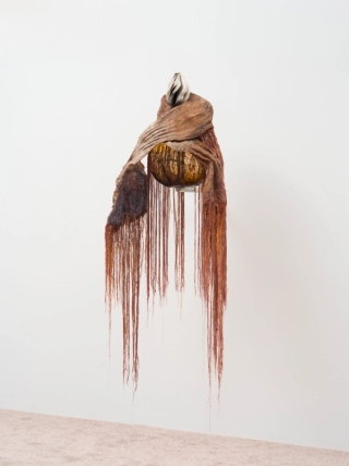 Marguerite Humeau, Skaya (The Conference in the Air IV-IV “Rusted Cells”), 2024.