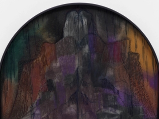 Marguerite Humeau, Coalescaria: the co-formed presence of paired stalagmites becoming monuments through a shared long weather, the recognition that identity and strength deepen when grown together in obscurity., 2025.