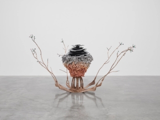 Marguerite Humeau, The Guardian of the Fungus Garden, 2023.