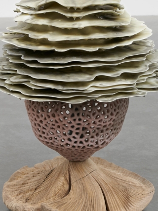 Marguerite Humeau, The Guardian of Termitomyces ('A'), 2023.