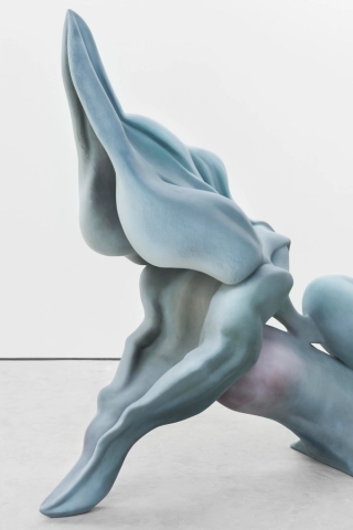 Marguerite Humeau, The Prayer, A marine mammal invoking higher spirits, 2019.