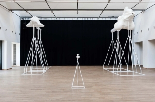 Marguerite Humeau, The Opera of Prehistoric Creatures, 2011. Julia Andréone (MAMVP images), Pierre Antoine for STUK, Stuart Bailes, Felipe Ribon.