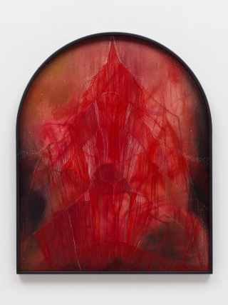Marguerite Humeau, Vasculeth: the quiet conviction that slow circulation creates growth, water moving through stone like a hidden lifeblood, a becoming possible only where change happens molecule by molecule - unseen., 2025.