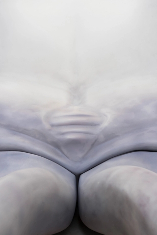 Marguerite Humeau, The Dead, A drifting, dying marine mammal, 2019.
