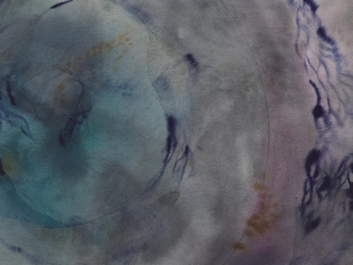 Marguerite Humeau, a circular piece of land as an access to the nets of spacetime II (extraction pipes), 2024.