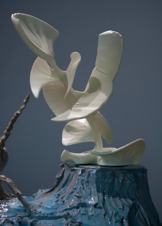 Marguerite Humeau, Surface Horizon, 2021. Julia Andréone, Alexia Vénot.